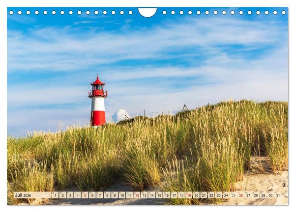 Produktbild: Magisches Sylt. Bezaubernde Landschaft (Wandkalender 2026 DIN A4 quer), CALVENDO Monatskalender