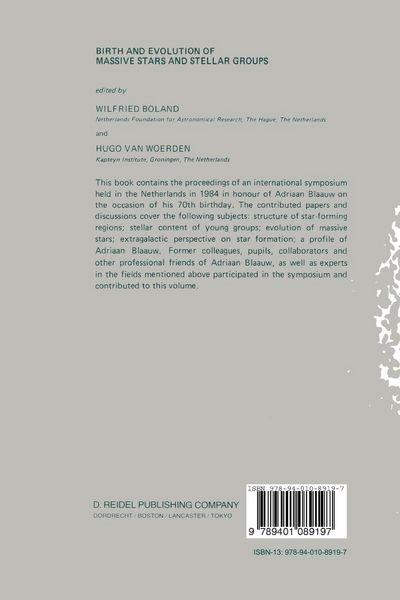 Produktbild: Birth and Evolution of Massive Stars and Stellar Groups
