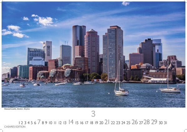 Produktbild: New England Kalender 2027 &ndash; Wandkalender | Fotokalender Nordamerika 35x50cm | mit 12 gro&szlig;formatigen Bildern dieser Region in Spitzenqualit&auml;t.