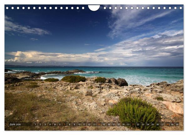 Produktbild: Formentera - Karibik im Mittelmeer (Wandkalender 2026 DIN A4 quer), CALVENDO Monatskalender