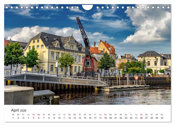 Produktbild: Nieders&auml;chsische K&uuml;ste - K&uuml;stenorte von Ostfriesland bis Bremerhaven (Wandkalender 2026 DIN A4 quer), CALVENDO Monatskalender