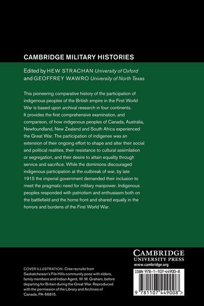 Produktbild: Indigenous Peoples of the British Dominions and the First World War