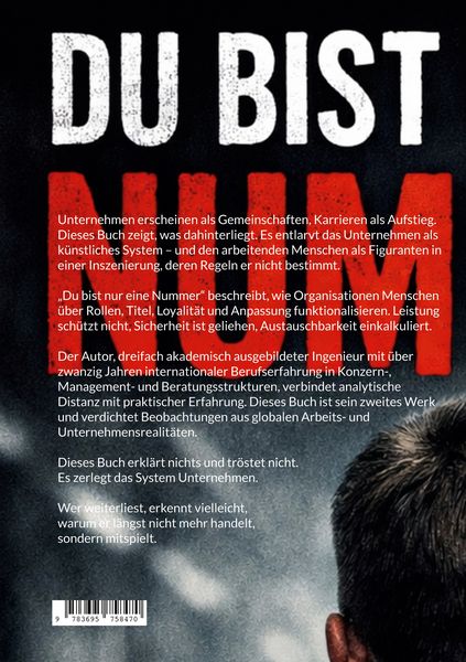 Produktbild: Du bist nur eine Nummer
