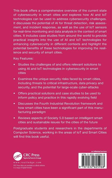 Produktbild: Artificial Intelligence and IoT for Cyber Security Solutions in Smart Cities