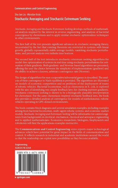Produktbild: Stochastic Averaging and Stochastic Extremum Seeking