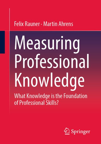 Produktbild: Measuring Professional Knowledge