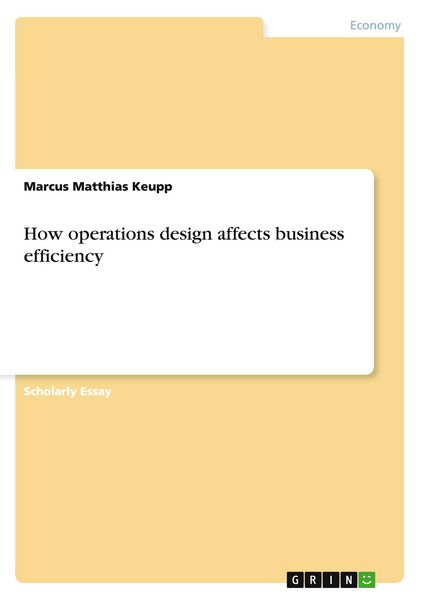 Produktbild: How operations design affects business efficiency