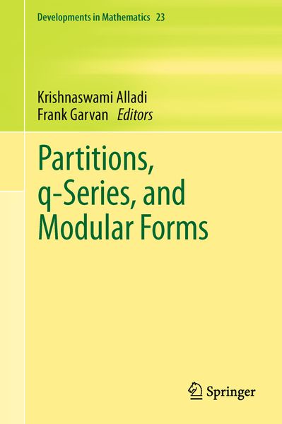 Produktbild: Partitions, q-Series, and Modular Forms