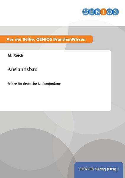 Produktbild: Auslandsbau