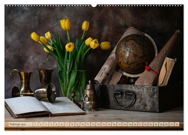Produktbild: Stillleben Alte Meister (hochwertiger Premium Wandkalender 2026 DIN A2 quer), Kunstdruck in Hochglanz