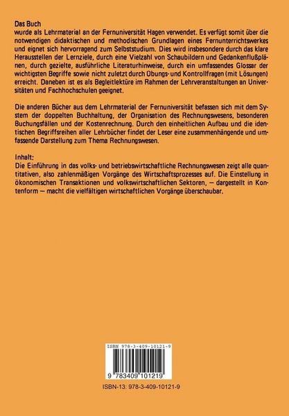 Produktbild: Volks- und betriebswirtschaftliches Rechnungswesen