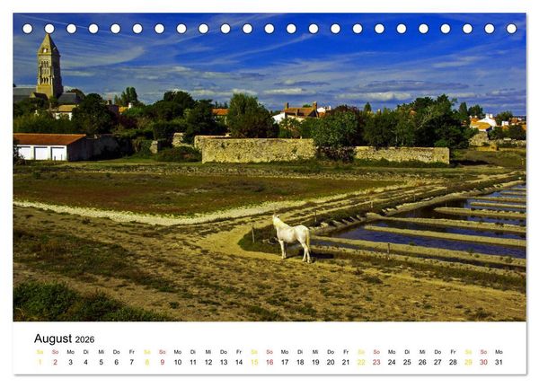 Produktbild: Vend&eacute;e Aus dem Meer steigender Himmel Frankreichs (Tischkalender 2026 DIN A5 quer), CALVENDO Monatskalender