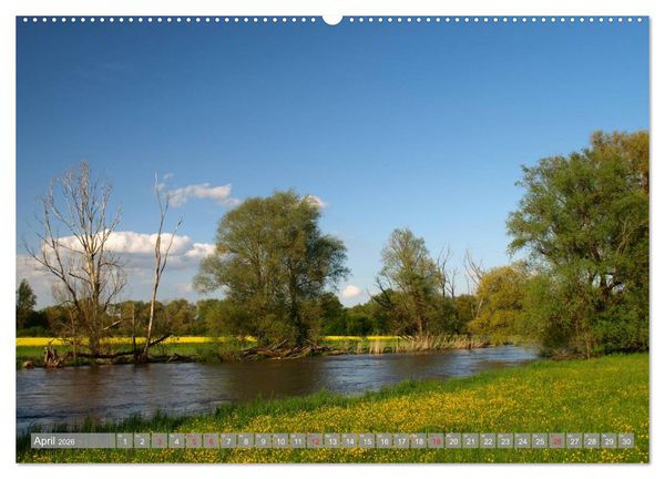 Produktbild: Bezauberndes Ampertal bei Moosburg (hochwertiger Premium Wandkalender 2026 DIN A2 quer), Kunstdruck in Hochglanz