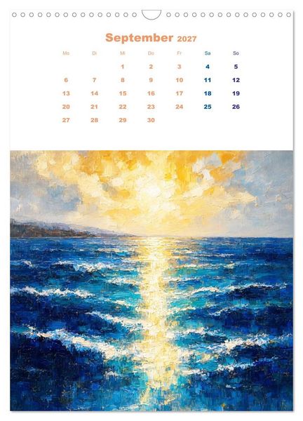 Produktbild: Upside Down Gem&auml;lde - Gespiegelte Landschaften (Wandkalender 2027 DIN A3 hoch), CALVENDO Monatskalender