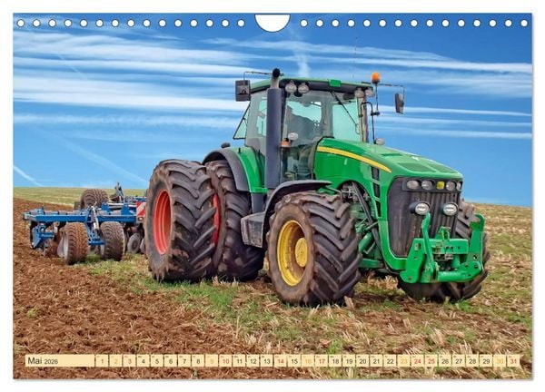 Produktbild: Traktoren - Giganten in der Landwirtschaft (Wandkalender 2026 DIN A4 quer), CALVENDO Monatskalender