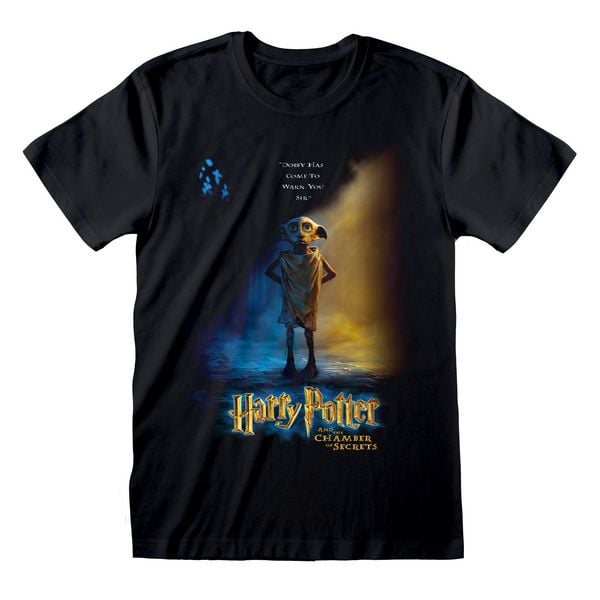 Harry Potter Dobby Poster Black T-Shirt XXL
