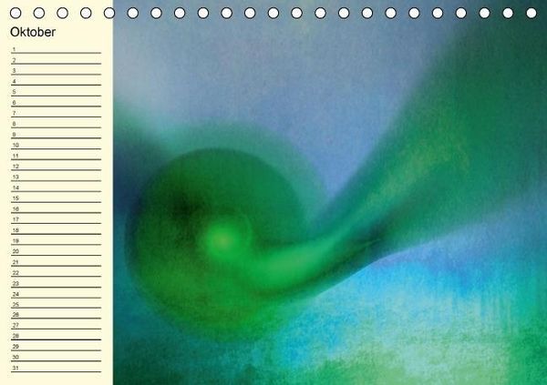 Produktbild: Fraktale Kunst 2/Geburtstagskalender (Tischkalender immerw&auml;hrend DIN A5 quer)