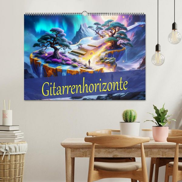 Produktbild: Gitarrenhorizonte (Wandkalender 2026 DIN A2 quer), CALVENDO Monatskalender