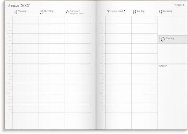 Produktbild: Student Planner A5 26/27 Beige