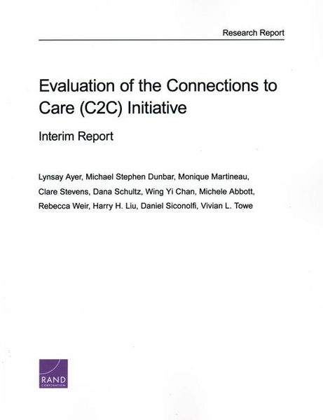 Produktbild: Evaluation of the Connections to Care (C2c) Initiative