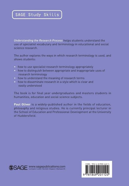 Produktbild: Understanding the Research Process