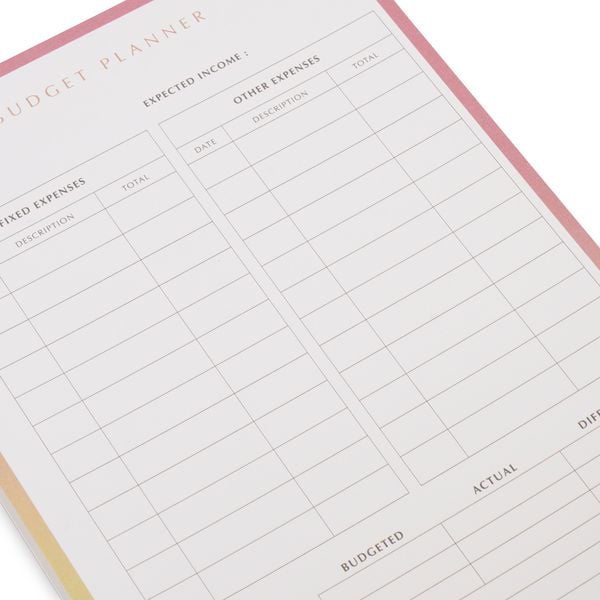 Produktbild: Budget-Planer A5, Pink Matcha