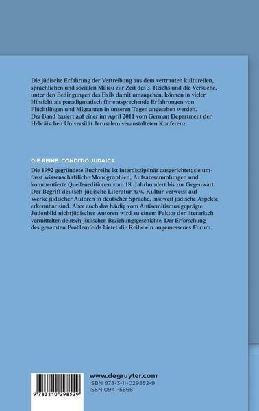 Produktbild: Exilerfahrung und Konstruktionen von Identit&auml;t 1933 bis 1945