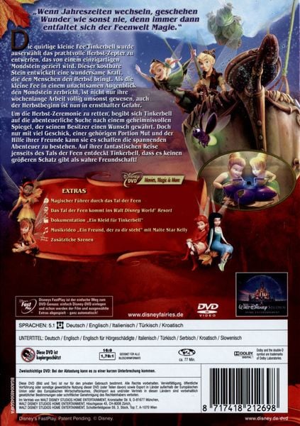 Produktbild: TinkerBell - Die Suche nach dem verlorenen Schatz