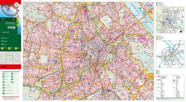 Produktbild: freytag & berndt Innenstadtplan Wien 1:15.000