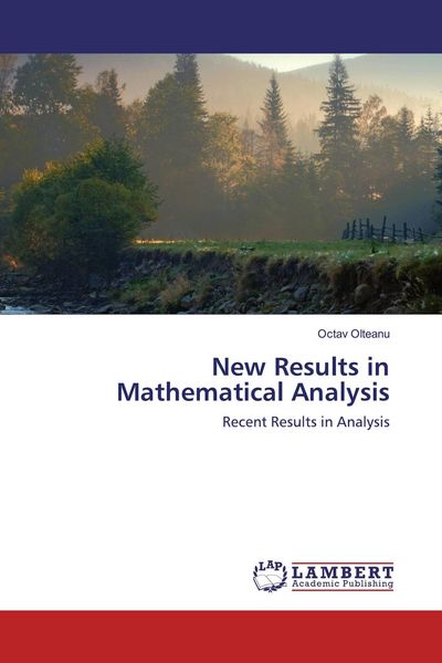Produktbild: New Results in Mathematical Analysis