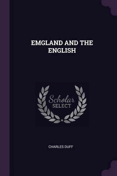 Produktbild: Emgland and the English