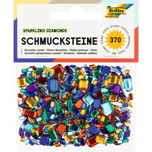 Produktbild: folia Schmucksteine Diamanten/Octagon 370 St&uuml;ck