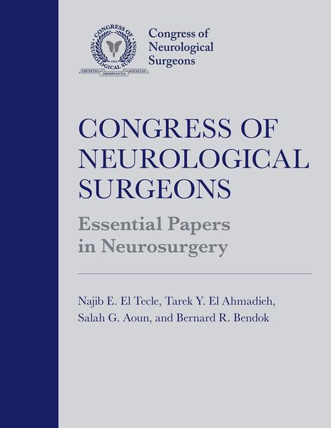 Produktbild: Congress of Neurological Surgeons Essential Papers in Neurosurgery