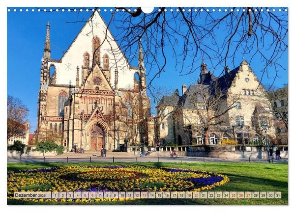 Produktbild: Buntes Leipzig (Wandkalender 2026 DIN A3 quer), CALVENDO Monatskalender