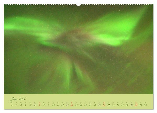 Produktbild: Nordlicht-Zauber auf den Lofoten. Aurora borealis (Wandkalender 2026 DIN A2 quer), CALVENDO Monatskalender