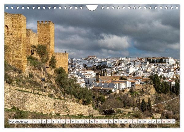 Produktbild: Andalusiens weisse D&ouml;rfer (Wandkalender 2026 DIN A4 quer), CALVENDO Monatskalender