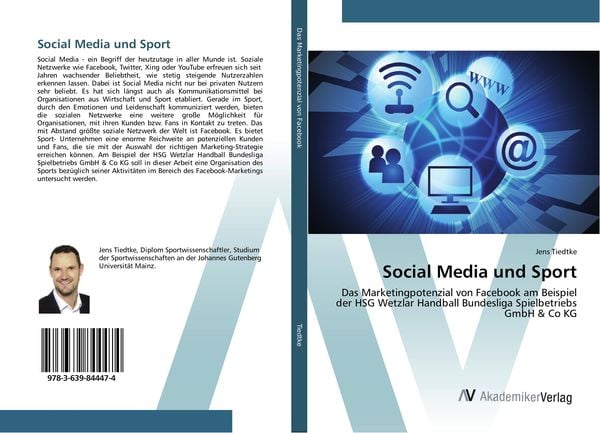 Social Media und Sport, Taschenbuch von Jens Tiedtke, AV Akademikerverlag, 9783639844474