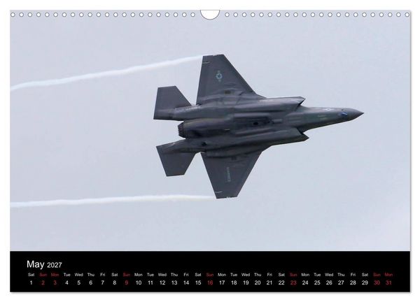 Produktbild: Lockheed Martin F35 Stealth Fighter (Wall Calendar 2027 DIN A3 landscape), CALVENDO 12 Month Wall Calendar