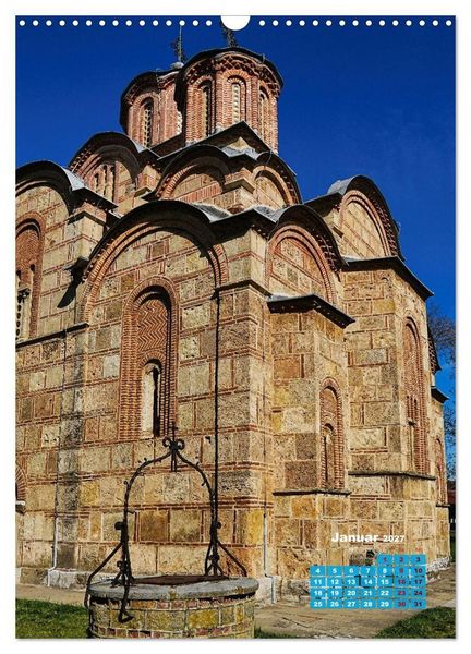 Produktbild: Christliches und muslimisches Kosovo (Wandkalender 2027 DIN A3 hoch), CALVENDO Monatskalender