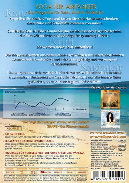 Produktbild: Yoga f&uuml;r Anf&auml;nger