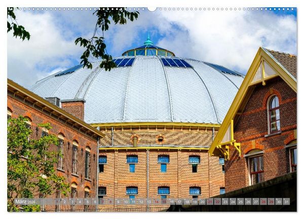 Produktbild: Ein Blick auf Haarlem (hochwertiger Premium Wandkalender 2026 DIN A2 quer), Kunstdruck in Hochglanz