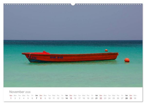 Produktbild: JAMAICA Reggae and the natural paradise (High Quality Premium Wall Calendar 2026 DIN A2 landscape),CALVENDO 12 Month Wall Calendar