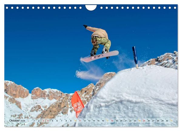 Produktbild: Snowboard - so cool (Wandkalender 2026 DIN A4 quer), CALVENDO Monatskalender