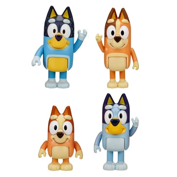 Produktbild: BLUEY Figuren-4er-Pack (Familie)