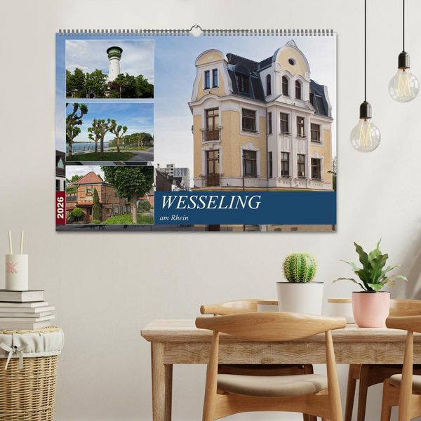 Produktbild: Wesseling am Rhein (Wandkalender 2026 DIN A2 quer), CALVENDO Monatskalender