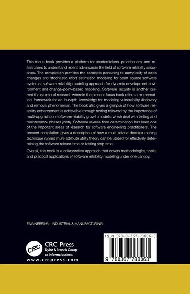 Produktbild: Recent Advancements in Software Reliability Assurance