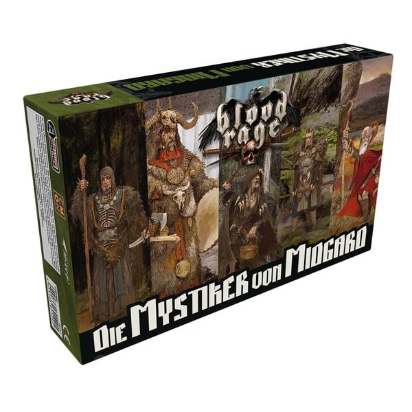 Produktbild: Blood Rage - Mystics of Midgard (Die Mystiker von Midgard) DE/EN/ES/FR/IT/PL