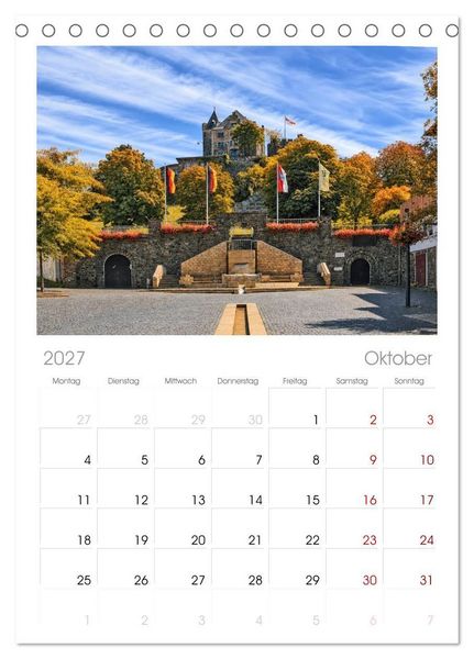 Produktbild: Tischplaner 2027 - Bingen - Idylle am Rhein (A5 Tischkalender zum Aufstellen) CALVENDO