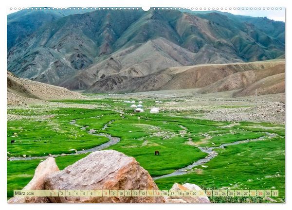 Produktbild: Reise durch Asien - Mongolei (Wandkalender 2026 DIN A2 quer), CALVENDO Monatskalender