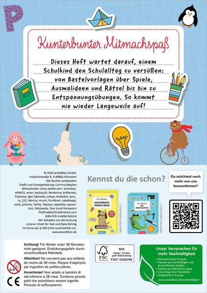 Produktbild: Zum Schulstart &ndash; Mein buntes Mitmachbuch